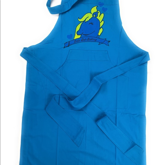 Blue apron and chef cap set - Picture 3 of 6